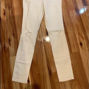 “Hollister”  jeans size 9 R white